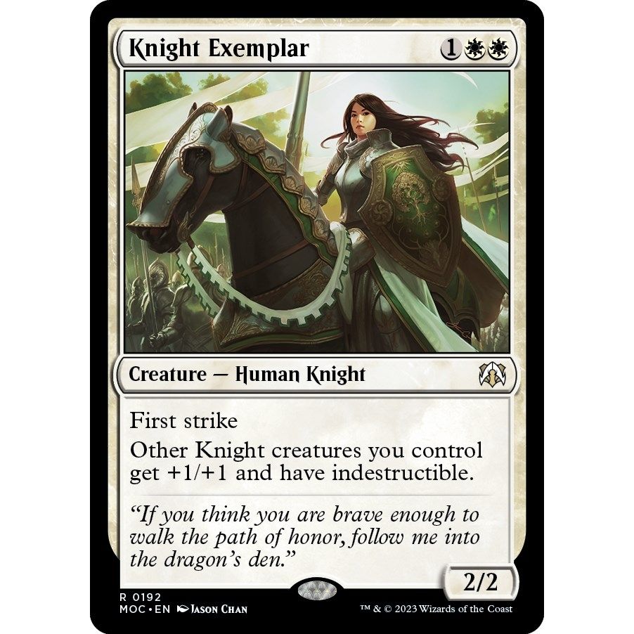 Image for Knight Exemplar (192) (MOC) - Magic: The Gathering