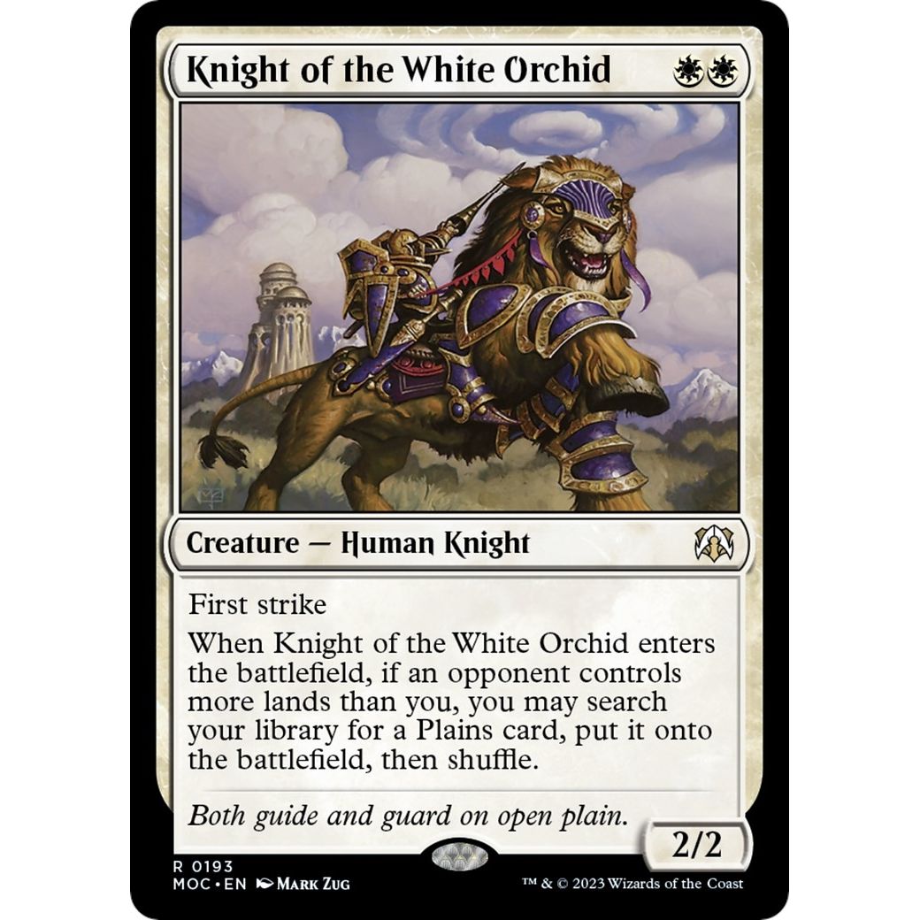 Image for Knight of the White Orchid (193) (MOC) - Magic: The Gathering