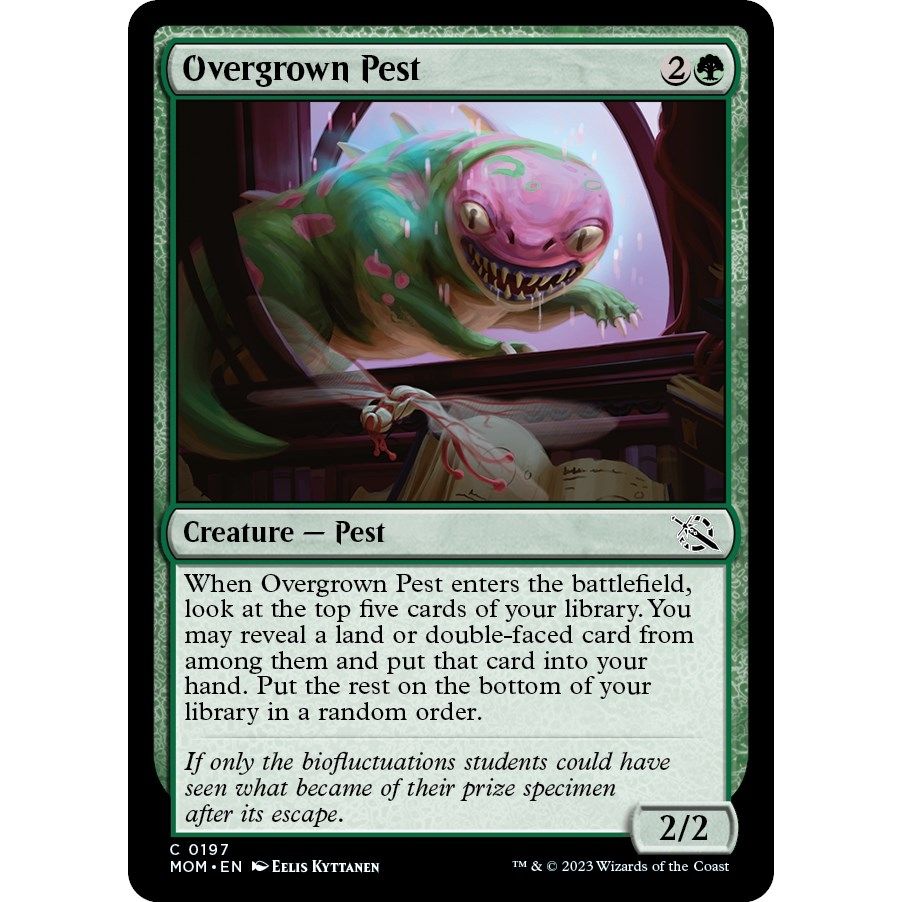 Image for Overgrown Pest (197) (MOM) - Magic: The Gathering