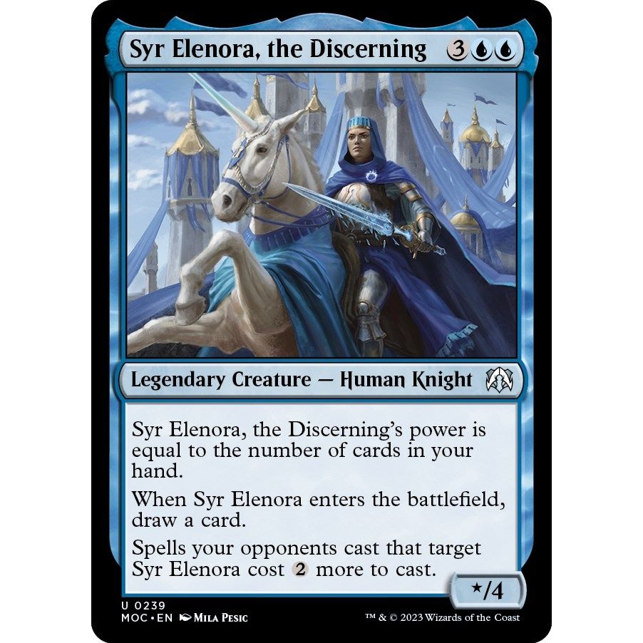 Image for Syr Elenora, the Discerning (239) (MOC) - Magic: The Gathering