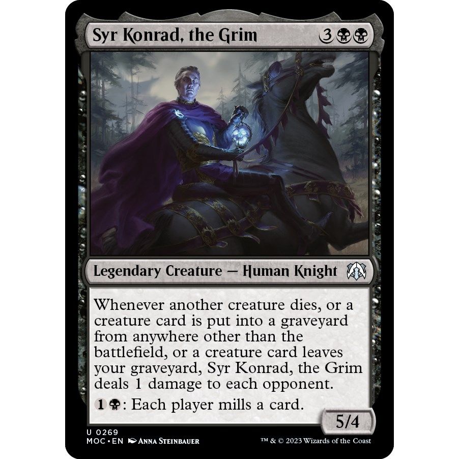 Image for Syr Konrad, the Grim (269) (MOC) - Magic: The Gathering
