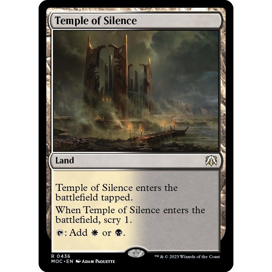 Image for Temple of Silence (436) (MOC) - Magic: The Gathering