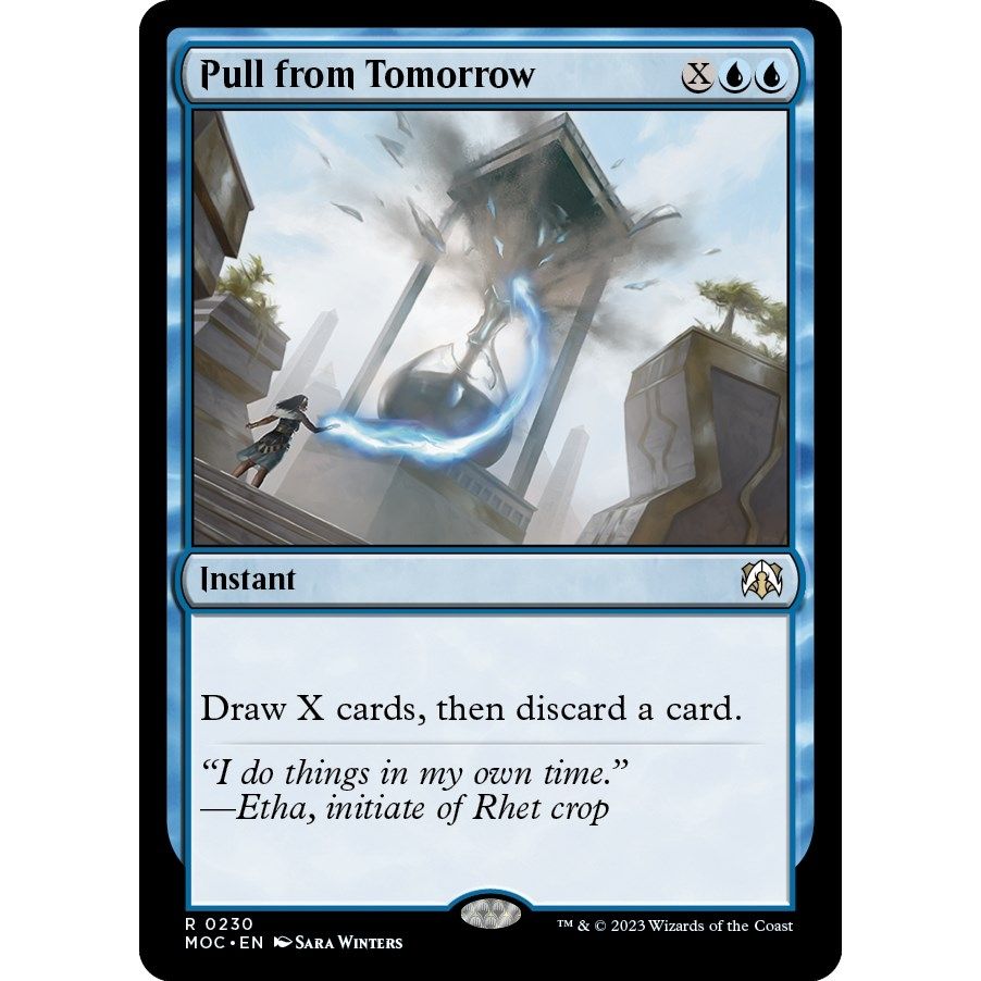 Image for Pull from Tomorrow (230) (MOC) - Magic: The Gathering