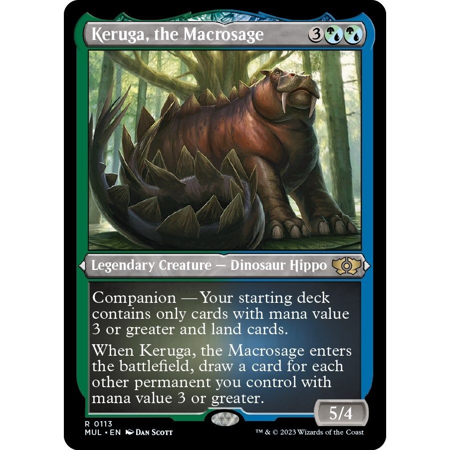 Image for Keruga, the Macrosage (Foil Etched) (113) (MUL) - Magic: The Gathering
