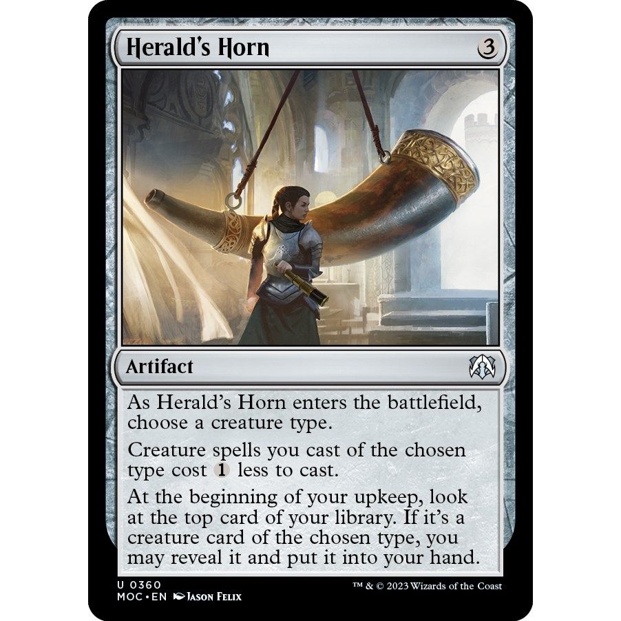 Image for Herald's Horn (360) (MOC) - Magic: The Gathering