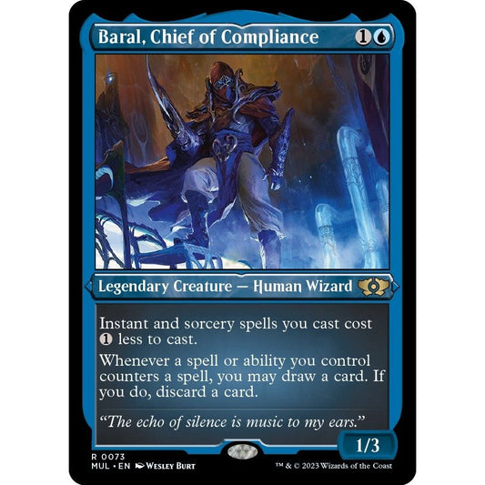 Image for Baral, Chief of Compliance (Foil Etched) (73) (MUL) - Magic: The Gathering