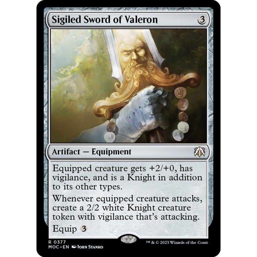Image for Sigiled Sword of Valeron (377) (MOC) - Magic: The Gathering