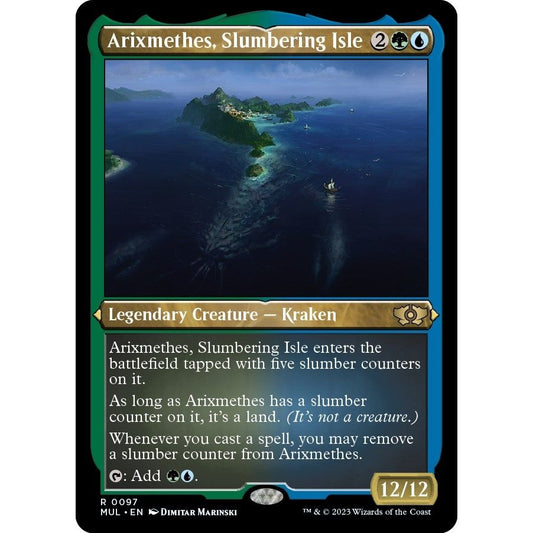 Image for Arixmethes, Slumbering Isle (Foil Etched) (97) (MUL) - Magic: The Gathering