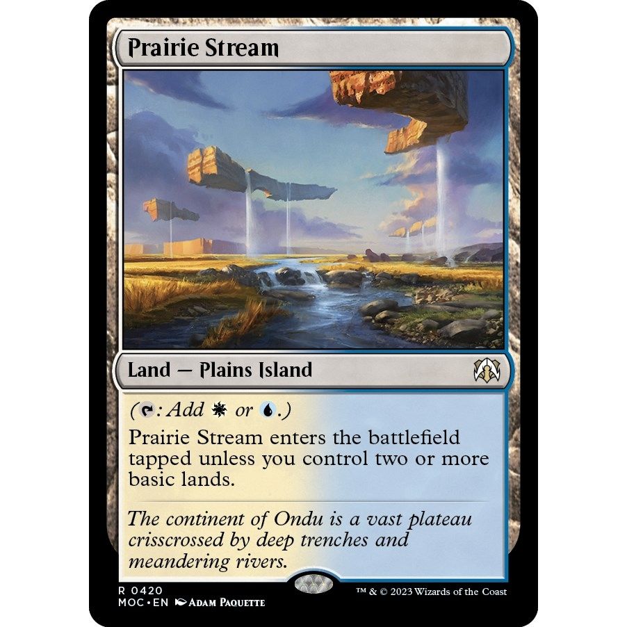Image for Prairie Stream (420) (MOC) - Magic: The Gathering