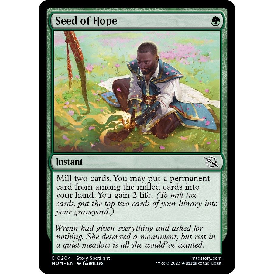 Image for Seed of Hope (204) (MOM) - Magic: The Gathering