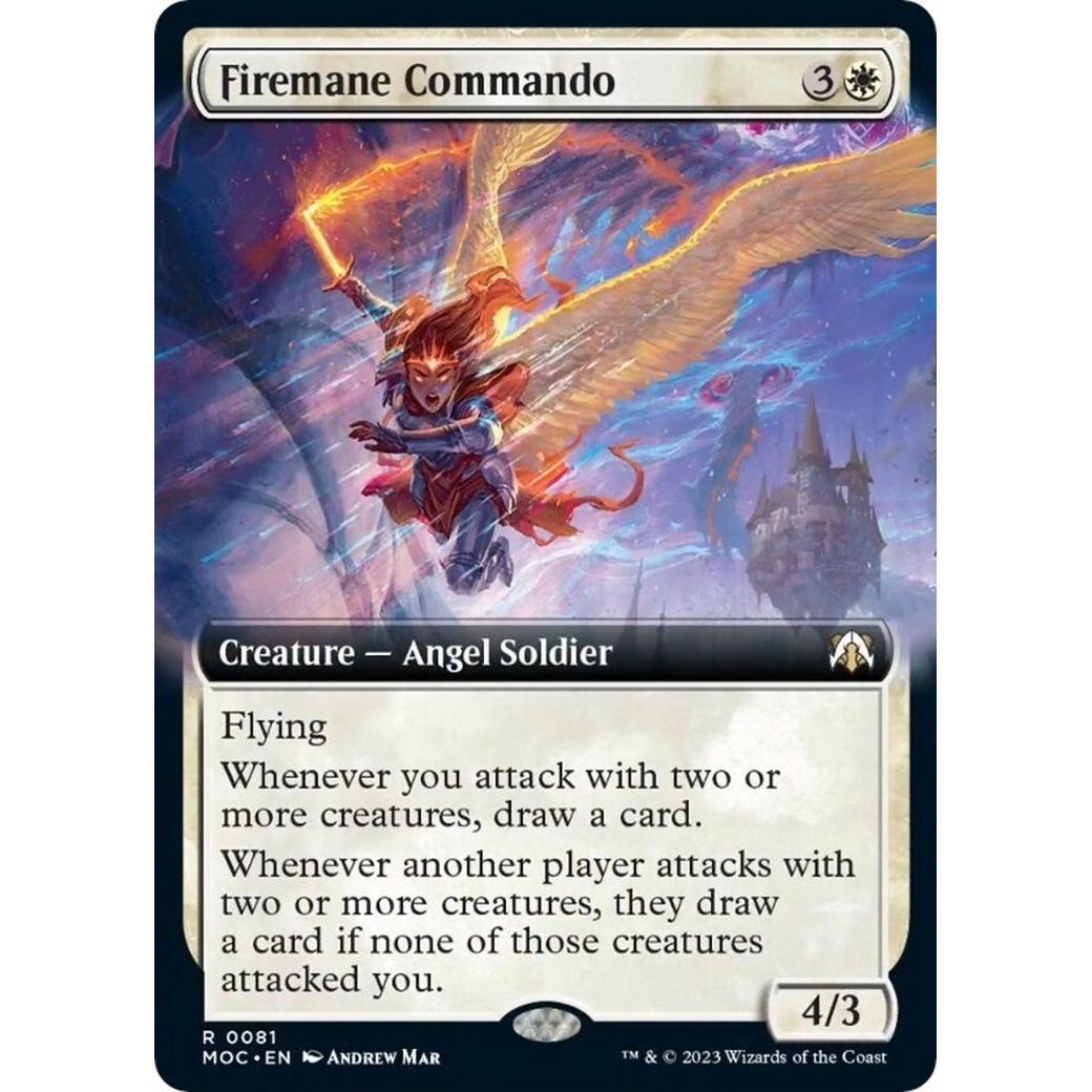 Image for Firemane Commando (Extended Art) (81) (MOC) - Magic: The Gathering