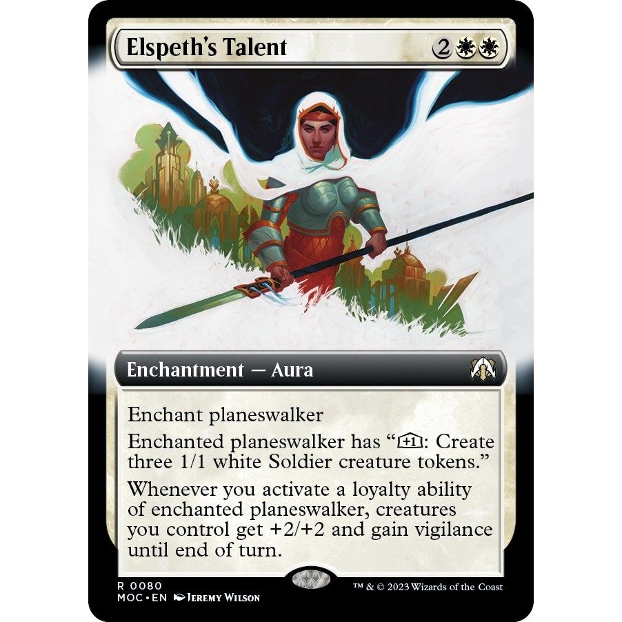 Image for Elspeth's Talent (Extended Art) (80) (MOC) - Magic: The Gathering