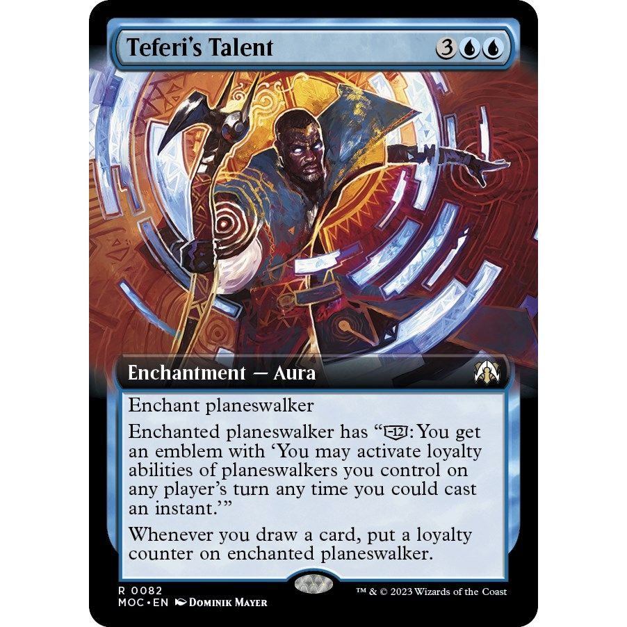 Image for Teferi's Talent (Extended Art) (82) (MOC) - Magic: The Gathering
