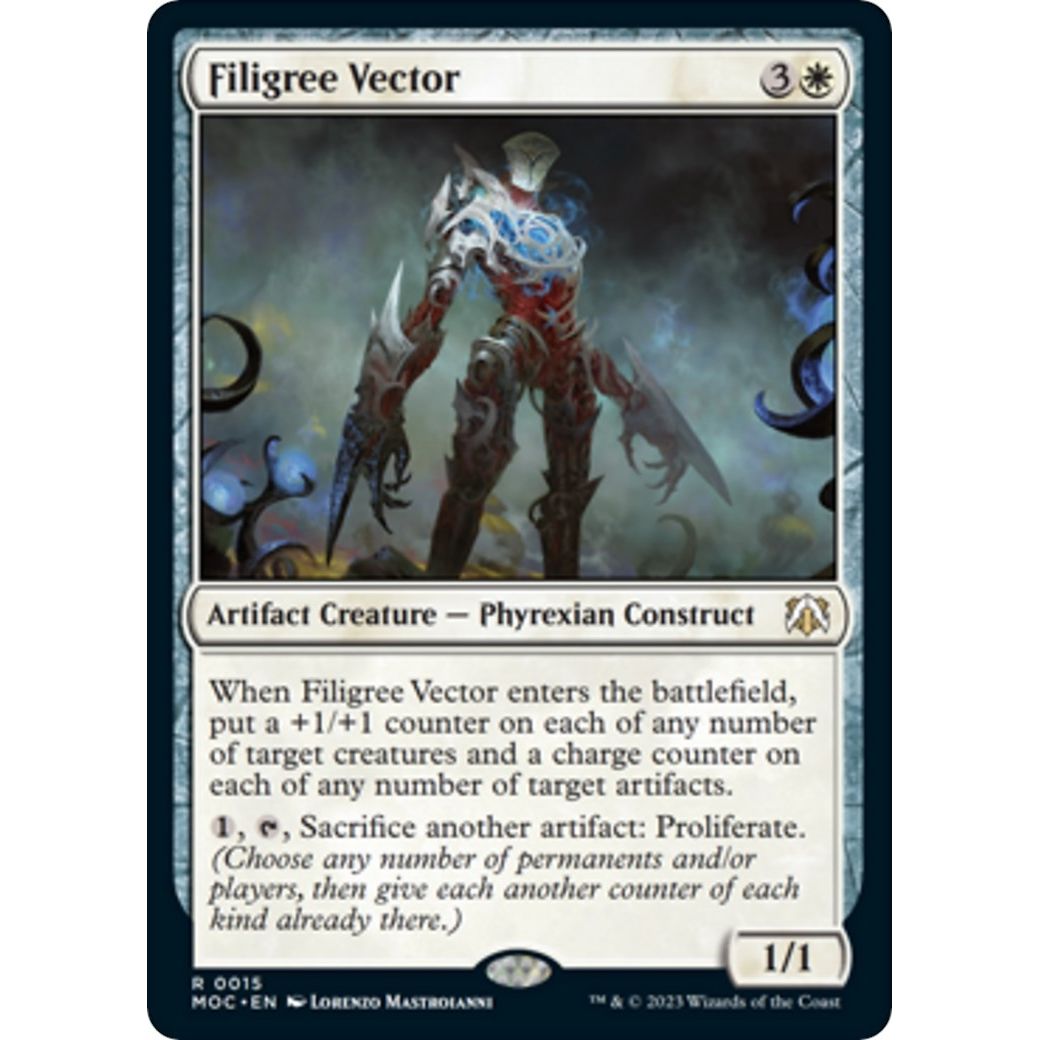 Image for Filigree Vector (15) (MOC) - Magic: The Gathering