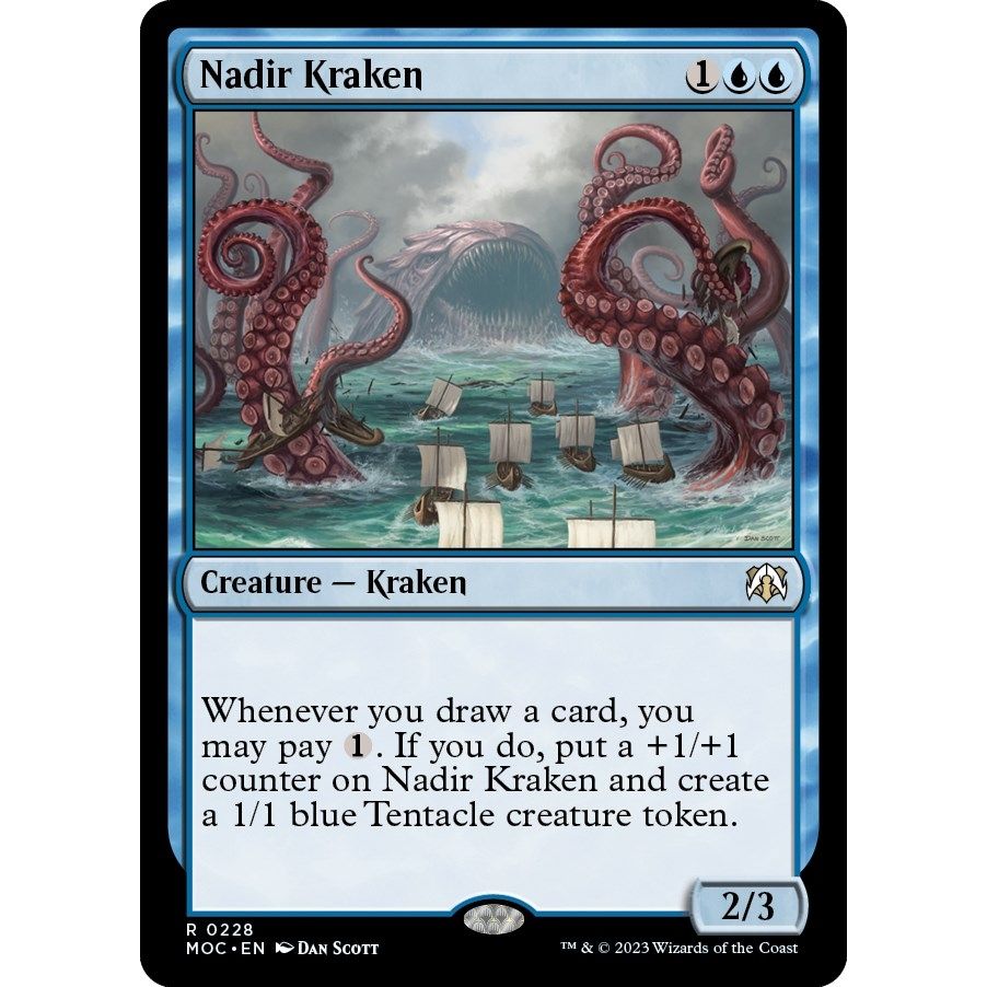 Image for Nadir Kraken (228) (MOC) - Magic: The Gathering