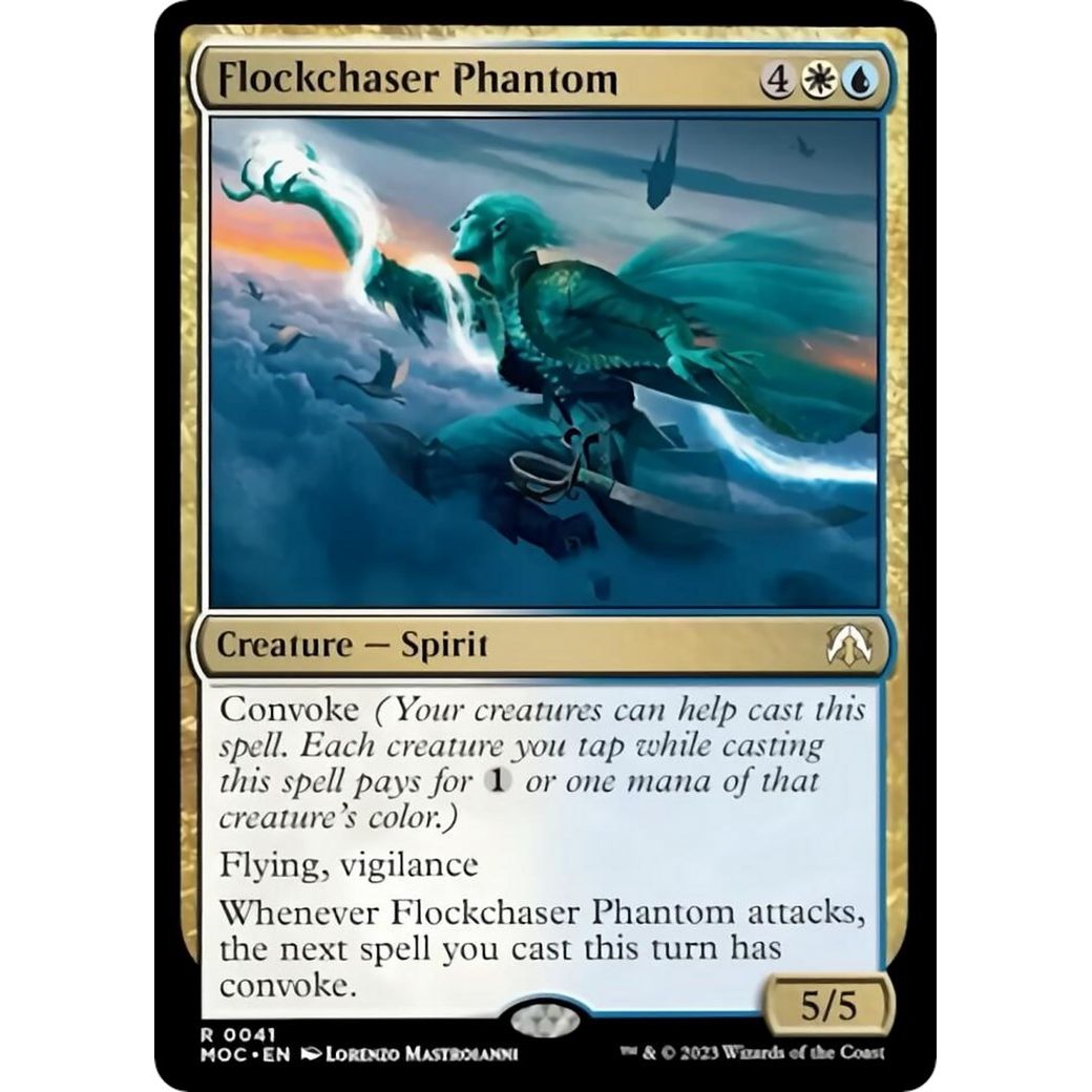 Image for Flockchaser Phantom (41) (MOC) - Magic: The Gathering