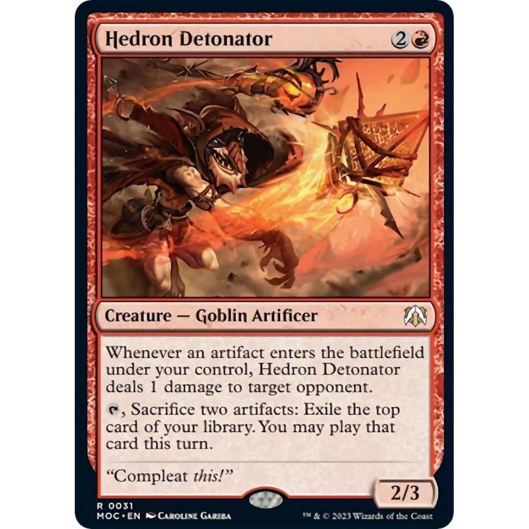 Image for Hedron Detonator (31) (MOC) - Magic: The Gathering