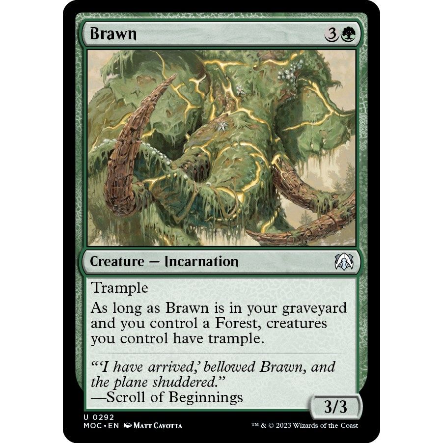 Image for Brawn (292) (MOC) - Magic: The Gathering