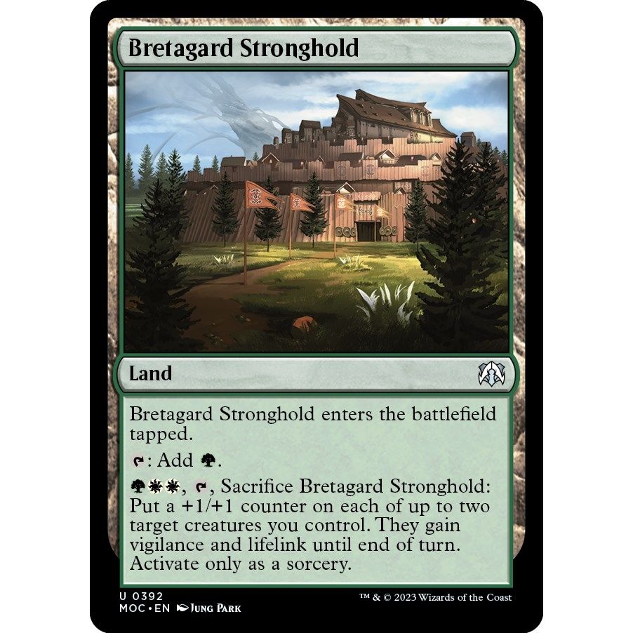 Image for Bretagard Stronghold (392) (MOC) - Magic: The Gathering