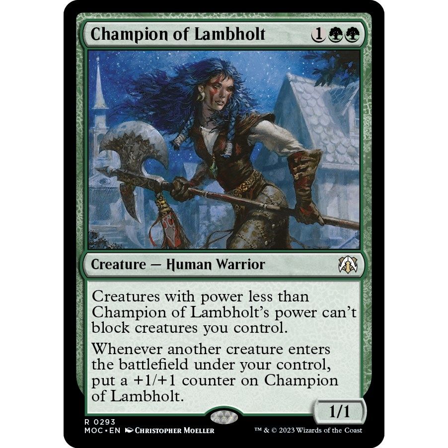 Image for Champion of Lambholt (293) (MOC) - Magic: The Gathering
