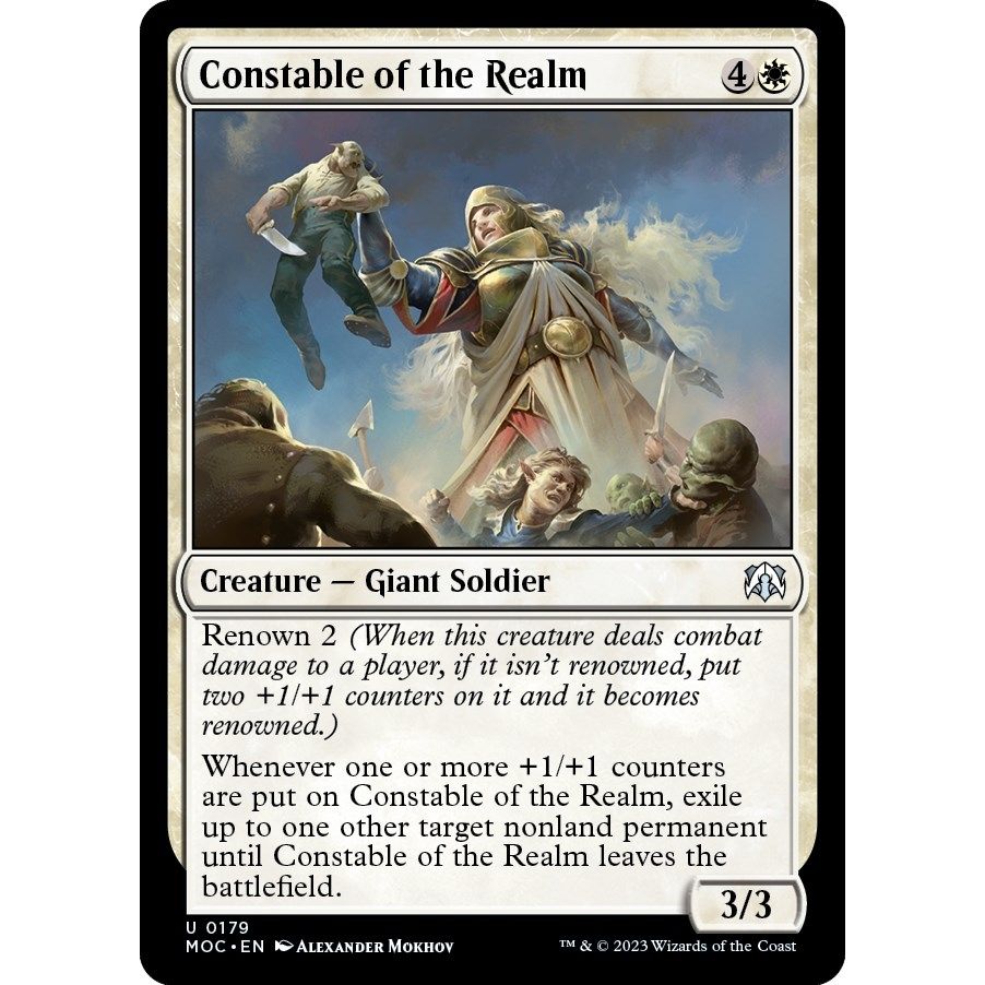 Image for Constable of the Realm (179) (MOC) - Magic: The Gathering