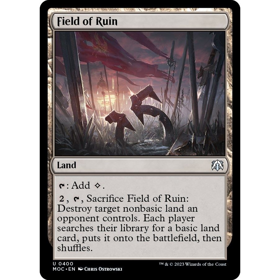 Image for Field of Ruin (400) (MOC) - Magic: The Gathering