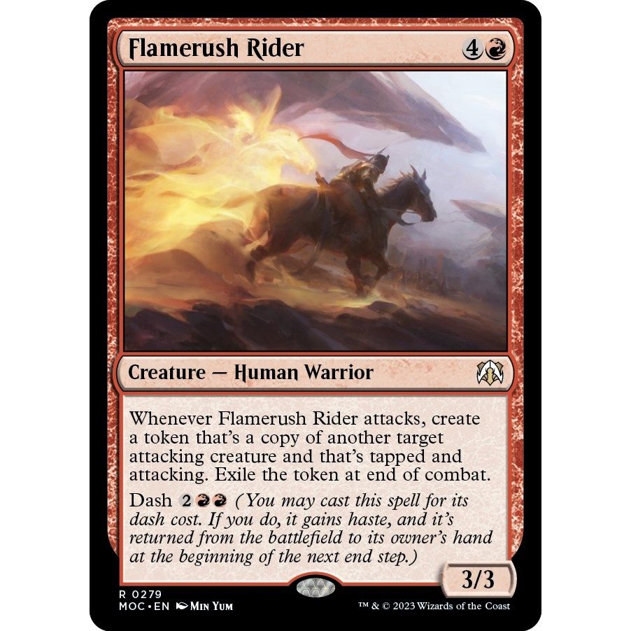 Image for Flamerush Rider (279) (MOC) - Magic: The Gathering