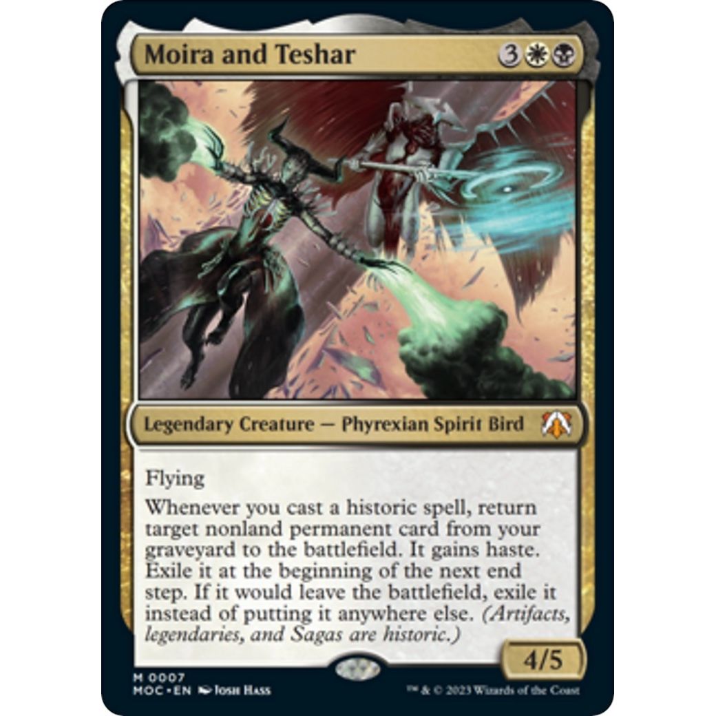 Image for Moira and Teshar (7) (MOC) - Magic: The Gathering