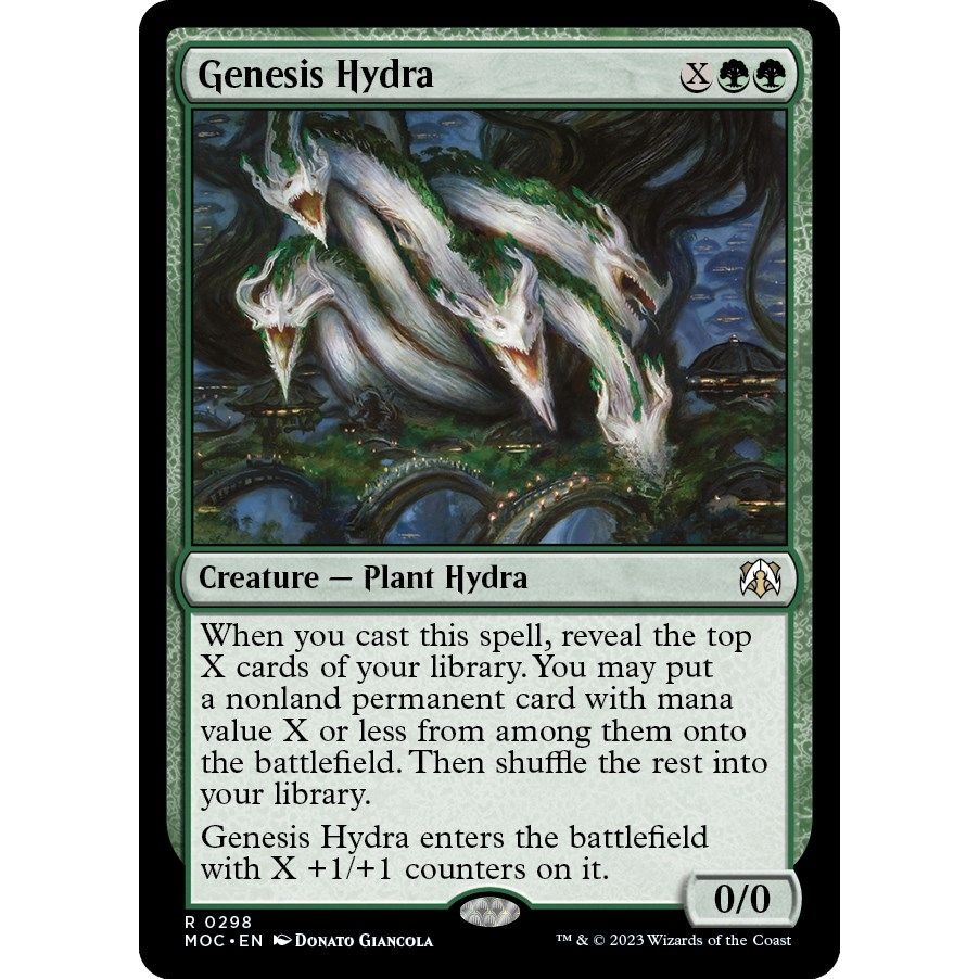 Image for Genesis Hydra (298) (MOC) - Magic: The Gathering