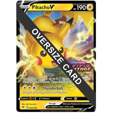 Image for Pikachu V - 043/185 (Vivid Voltage Stamped) (043/185) (PR) - Pokemon