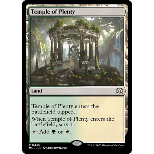 Image for Temple of Plenty (435) (MOC) - Magic: The Gathering