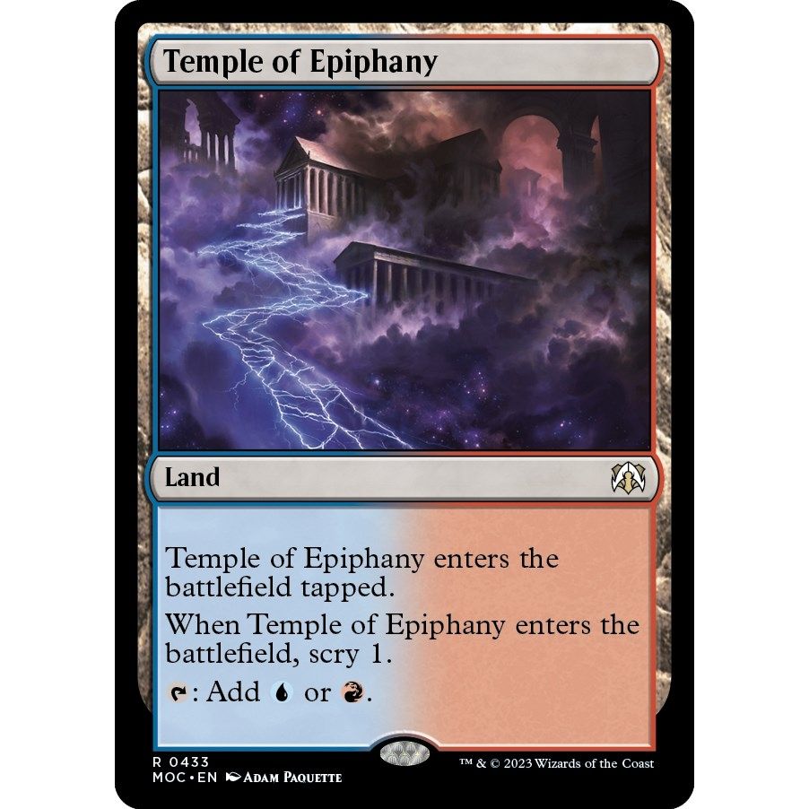 Image for Temple of Epiphany (433) (MOC) - Magic: The Gathering