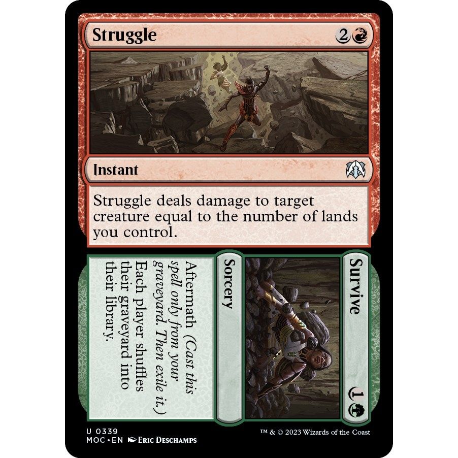 Image for Struggle // Survive (339) (MOC) - Magic: The Gathering