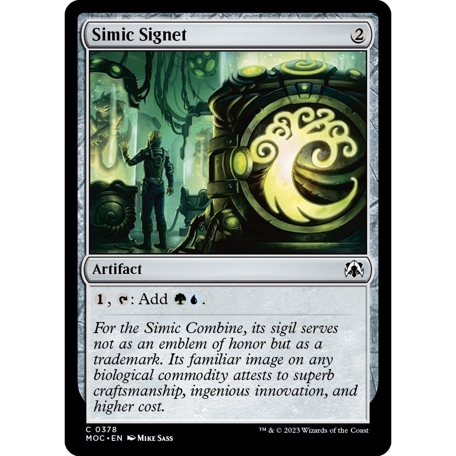 Image for Simic Signet (378) (MOC) - Magic: The Gathering