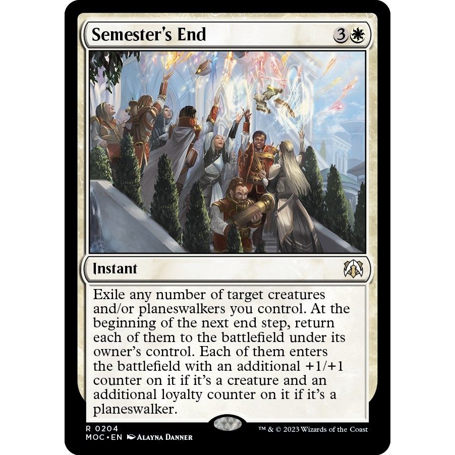 Image for Semester's End (204) (MOC) - Magic: The Gathering