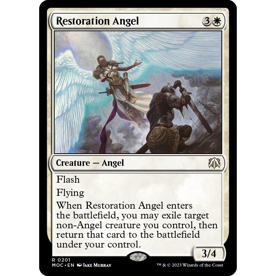 Image for Restoration Angel (201) (MOC) - Magic: The Gathering