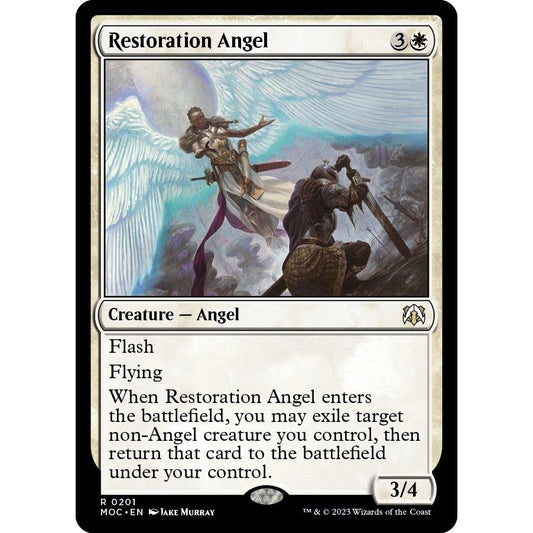 Image for Restoration Angel (201) (MOC) - Magic: The Gathering