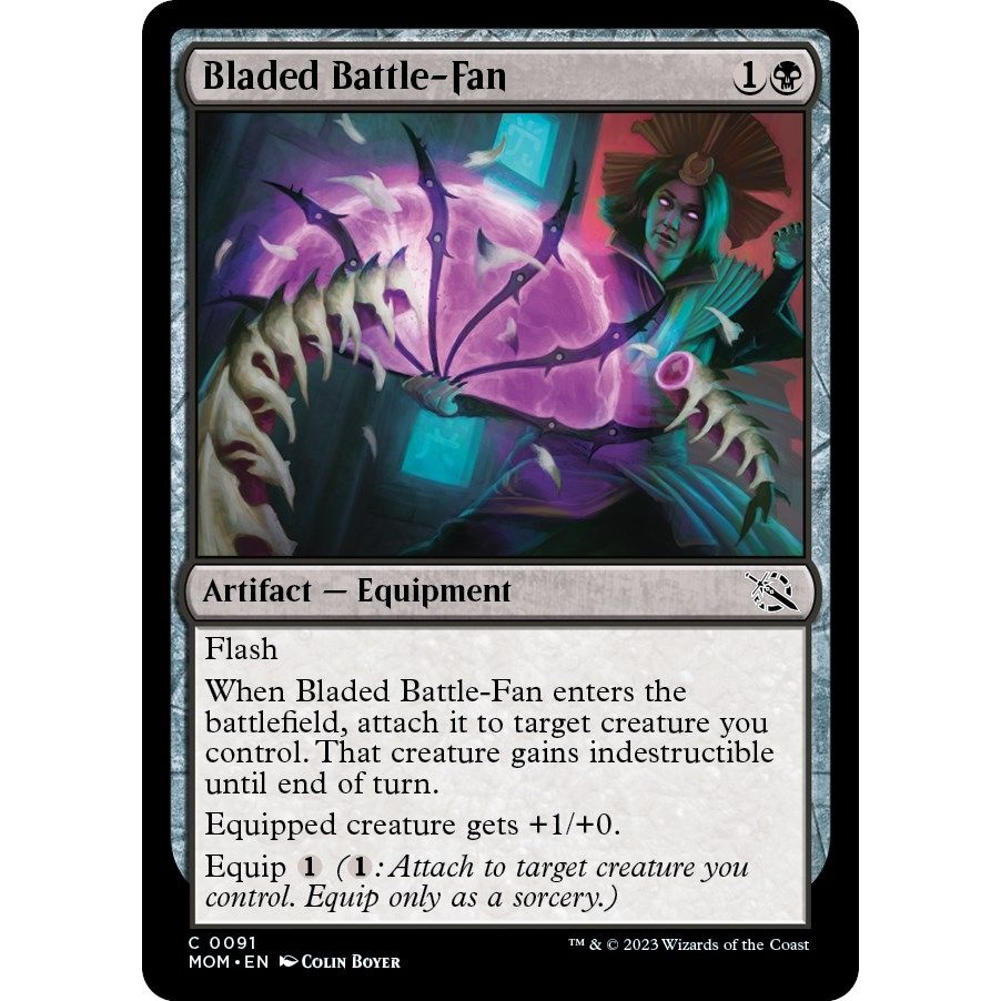 Image for Bladed Battle-Fan (91) (MOM) - Magic: The Gathering
