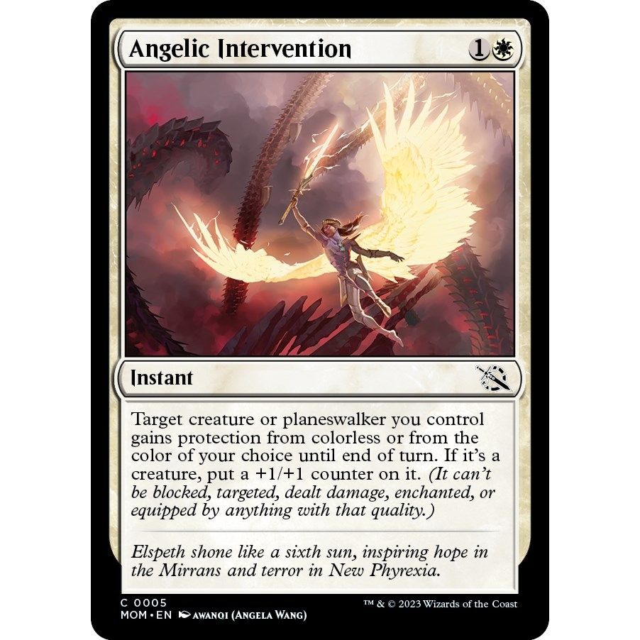 Image for Angelic Intervention (5) (MOM) - Magic: The Gathering
