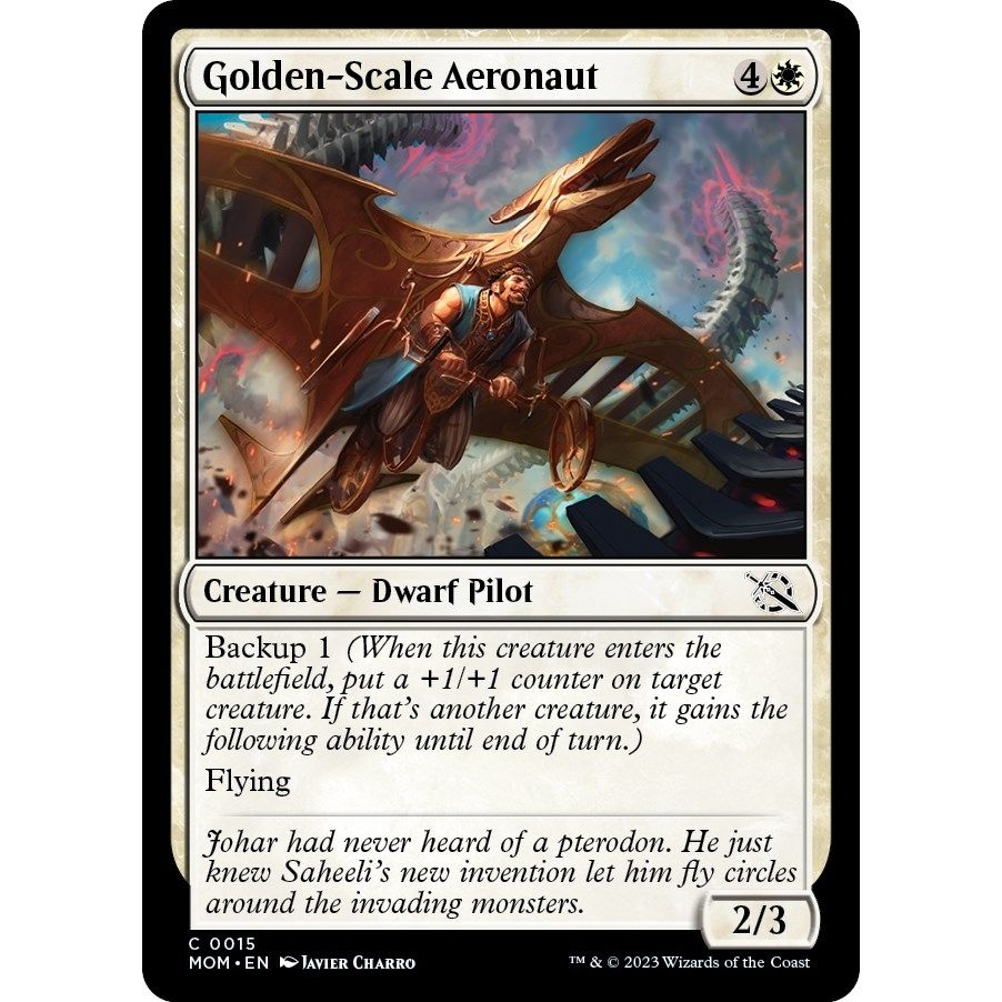 Image for Golden-Scale Aeronaut (15) (MOM) - Magic: The Gathering