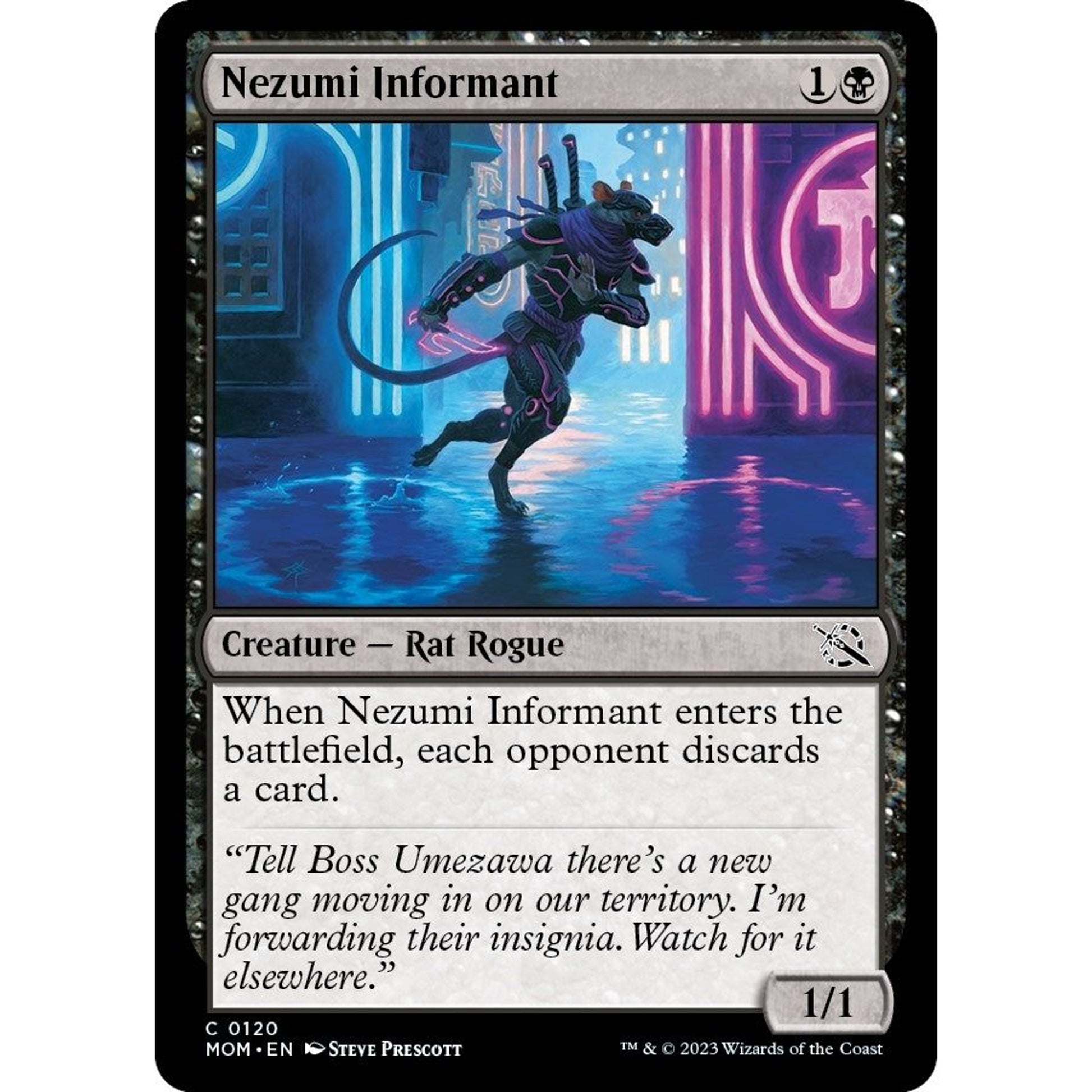 Image for Nezumi Informant (120) (MOM) - Magic: The Gathering