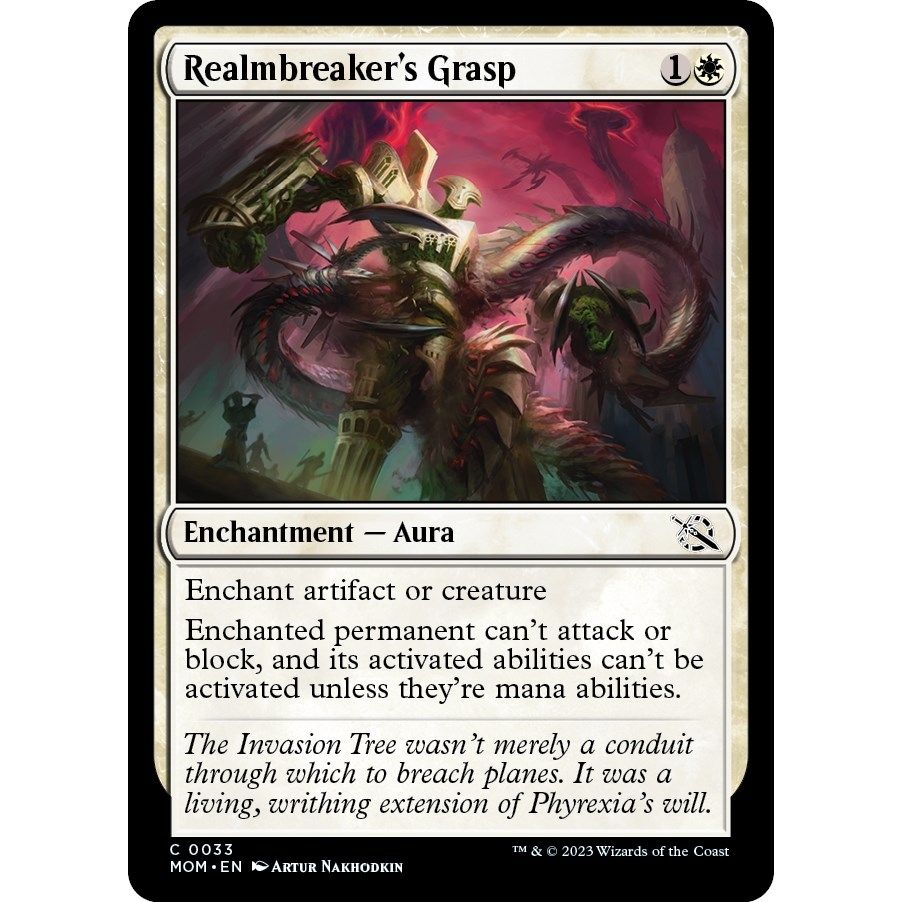 Image for Realmbreaker's Grasp (33) (MOM) - Magic: The Gathering