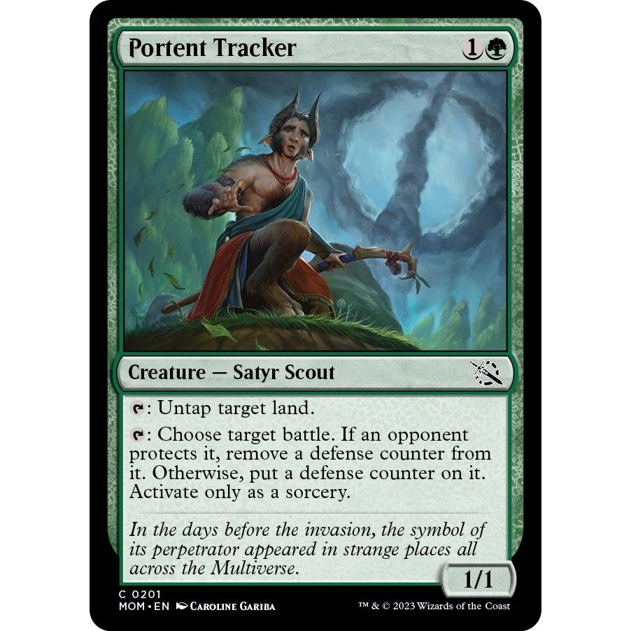 Image for Portent Tracker (201) (MOM) - Magic: The Gathering