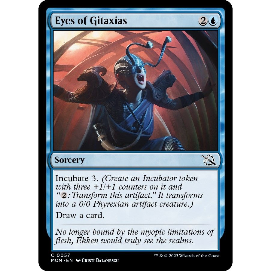 Image for Eyes of Gitaxias (57) (MOM) - Magic: The Gathering