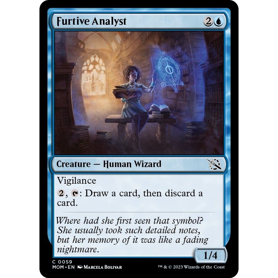 Image for Furtive Analyst (59) (MOM) - Magic: The Gathering