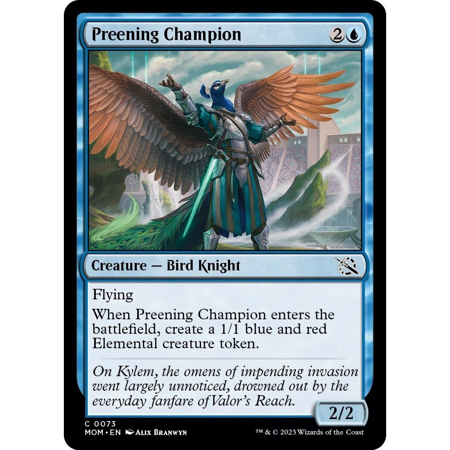 Image for Preening Champion (73) (MOM) - Magic: The Gathering