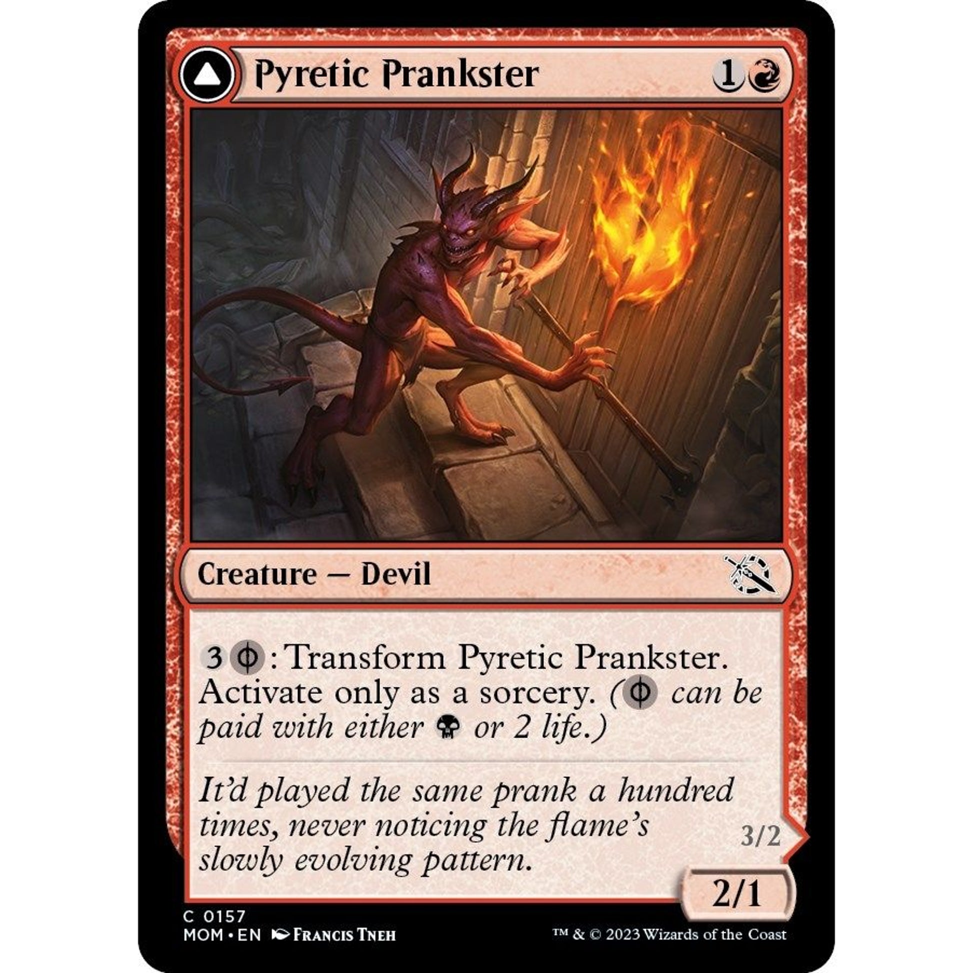 Image for Pyretic Prankster (157) (MOM) - Magic: The Gathering
