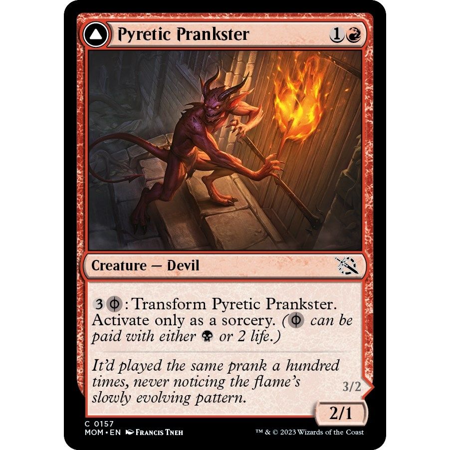 Image for Pyretic Prankster (157) (MOM) - Magic: The Gathering