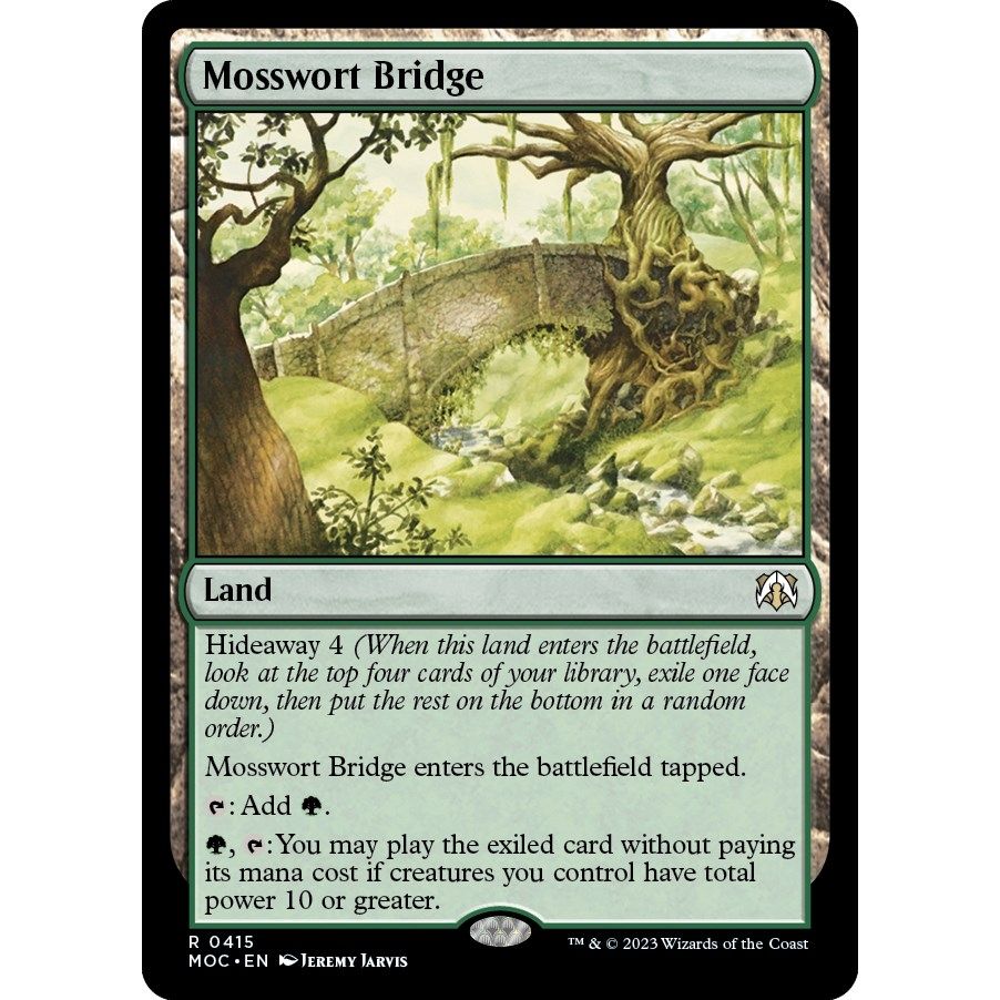 Image for Mosswort Bridge (415) (MOC) - Magic: The Gathering