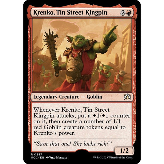 Image for Krenko, Tin Street Kingpin (287) (MOC) - Magic: The Gathering